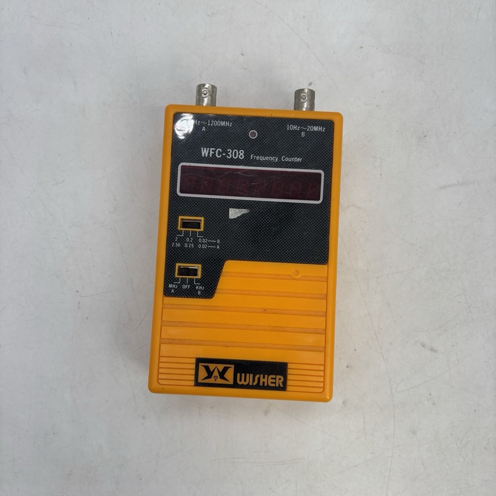 Wisher WFC-308 Frequency Counter 20MHz-1.2GHz RF Test Equipment Vintage